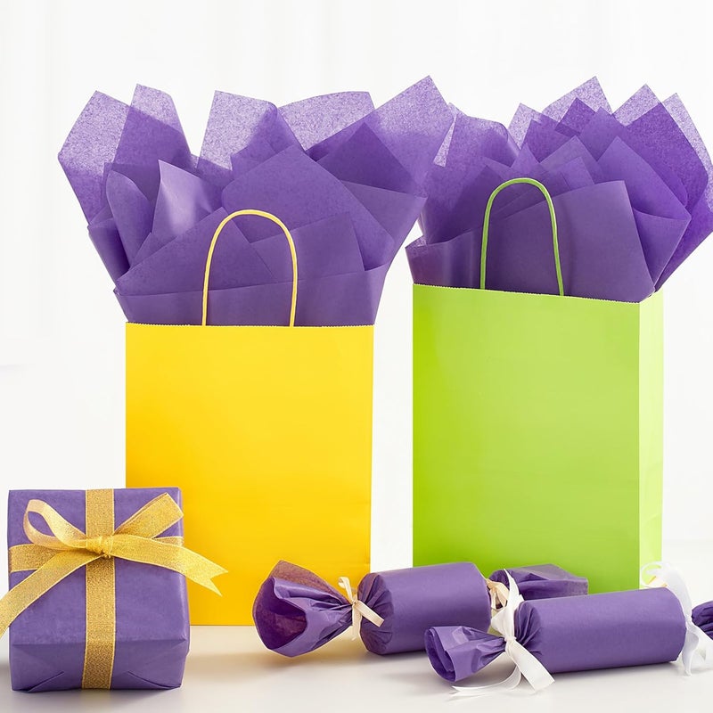Simetufy Purple Tissue Paper for Gift Bags, 115 Sheets 14 x 20 Inches Purple Wrapping Paper, Gift Wrapping Tissue Paper Bulk for Crafts Mother's Day Fall Halloween Wedding Birthday Holiday Party Decor - Image 4